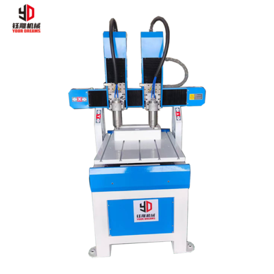 YD mini 4060 dual-double 4-axis cnc router