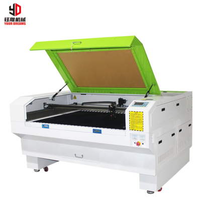 100W CO2 CNC 9060 Laser Cutting and Engraving Machine 900x600mm for Wood Stone Rubber on Round Objects Supports DXF Format